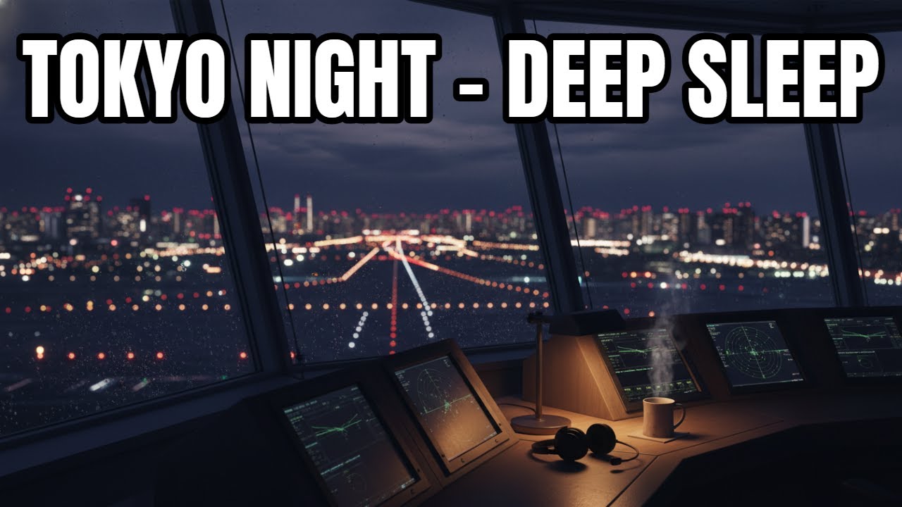 Sleep Story | Air Traffic Controller Tokyo Night Shift | Whispered for Deep Sleep (1 Hour 40 Min)