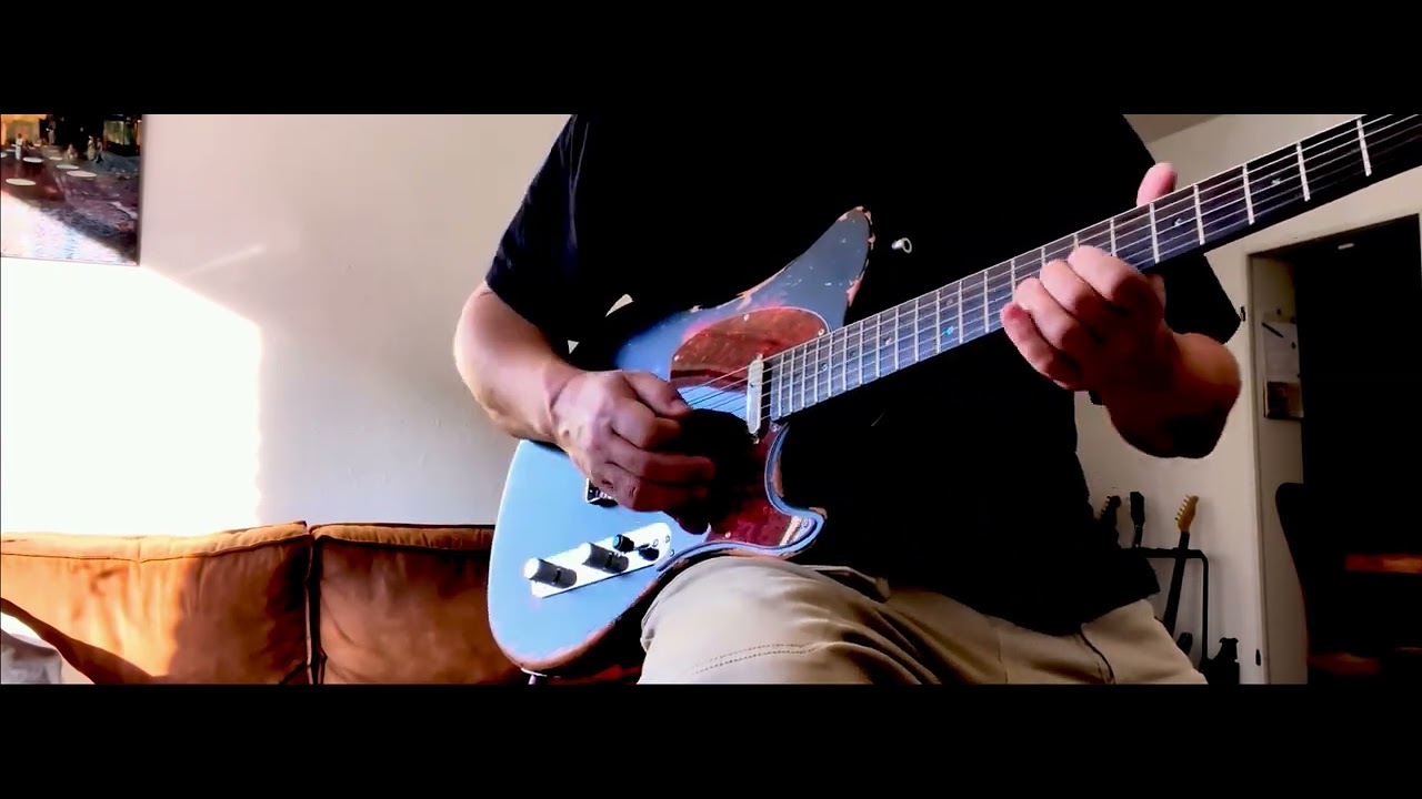 Fame custom line guitars, Fame Custom TL Worn Licorice over Sunburst