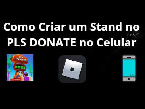 Como Criar um Stand no PLS DONATE no Celular - iPhone e Android - YouTube