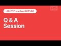 JS/FE Stage#0 2025Q2 Q&A Session