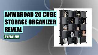ANWBROAD 20 Cube Storage Organizer Review – Sturdy & Spacious DIY Shelves!