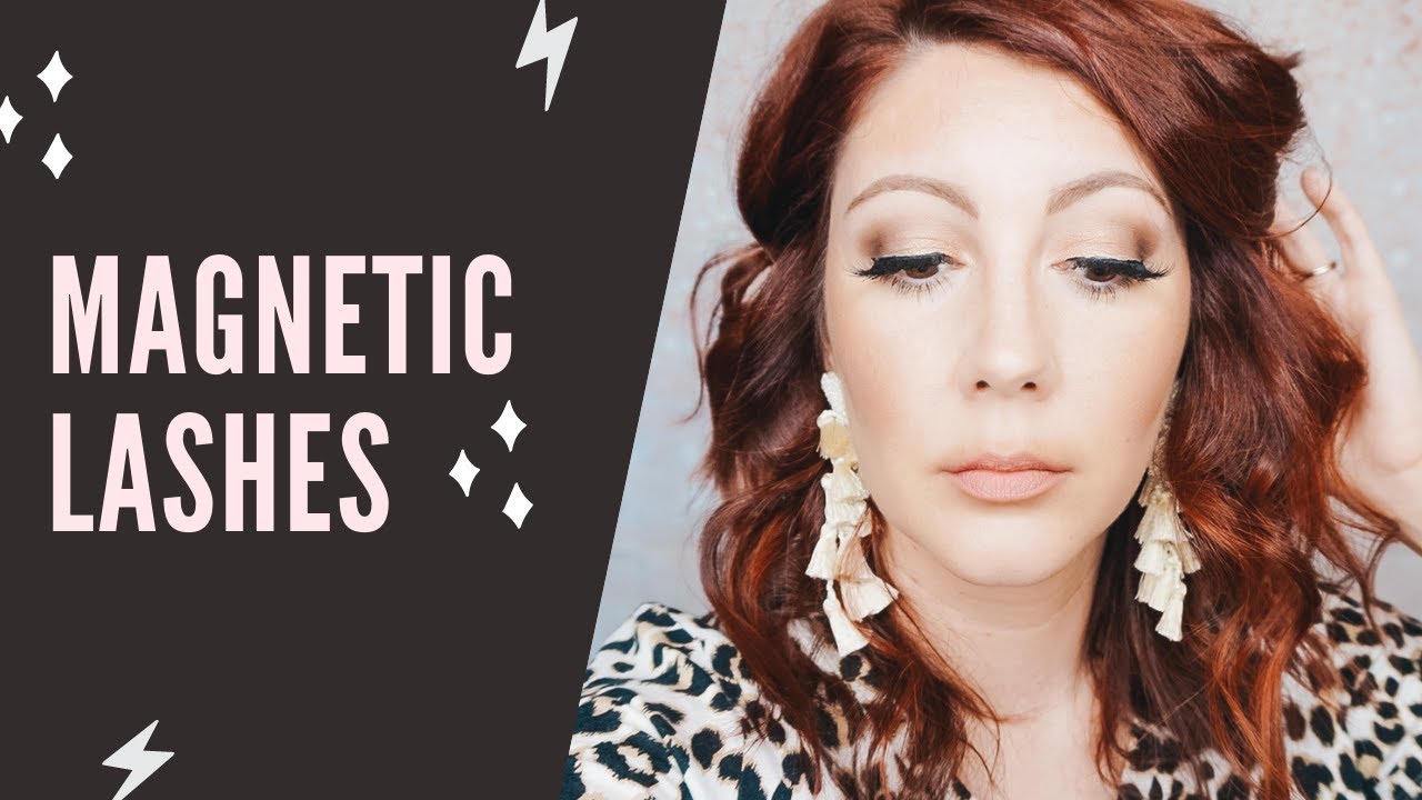 How to Apply Magnetic Lashes | Worthy the Label Magnetic Lashes - YouTube