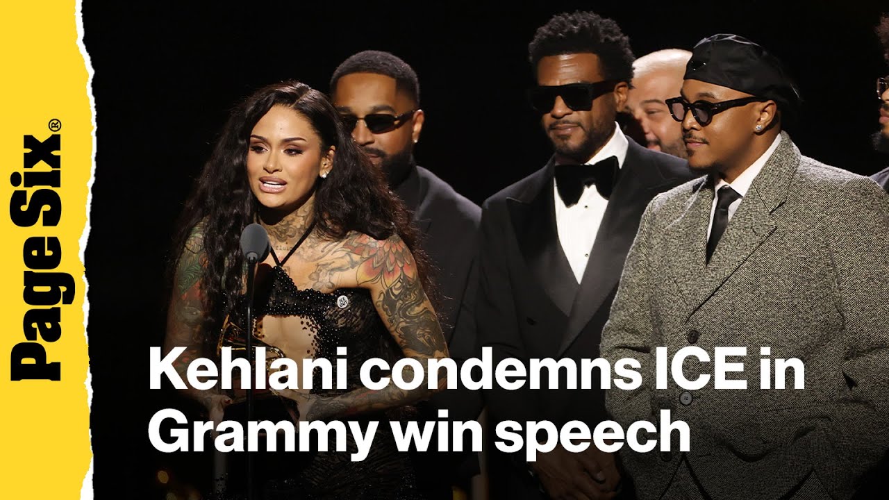 Kehlani makes blunt anti-ICE statement in Grammys 2026 acceptance speech