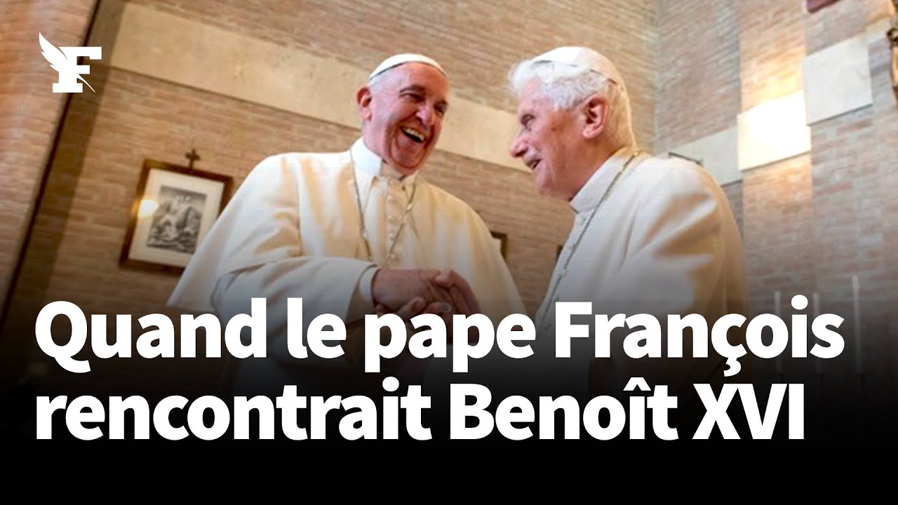 Mort du pape François: les images de ses rencontres avec Benoît XVI