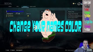 Today i'm going to show you how change the color of your name an clan
tag on call duty modern warfare !!!!!