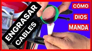 Como Engrasar los Cables de tu Moto