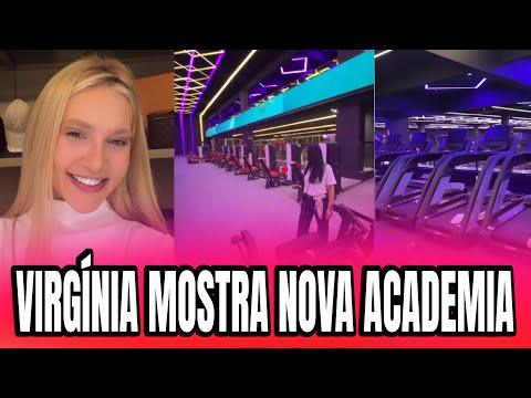 VIRGÍNIA MOSTRA DETALHES DA SUA NOVA ACADEMIA EM GOIÂNIA 
