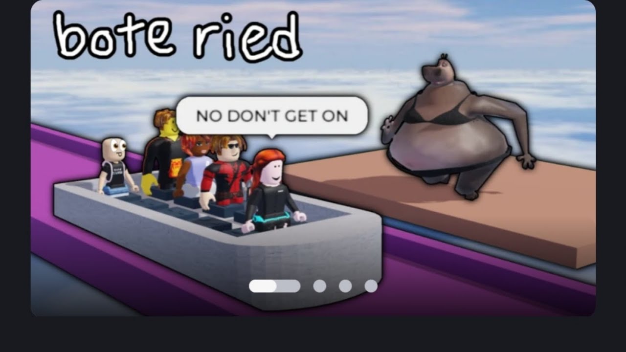 Naik kapal aja rusuh!! (bote ried) roblox Indonesia 