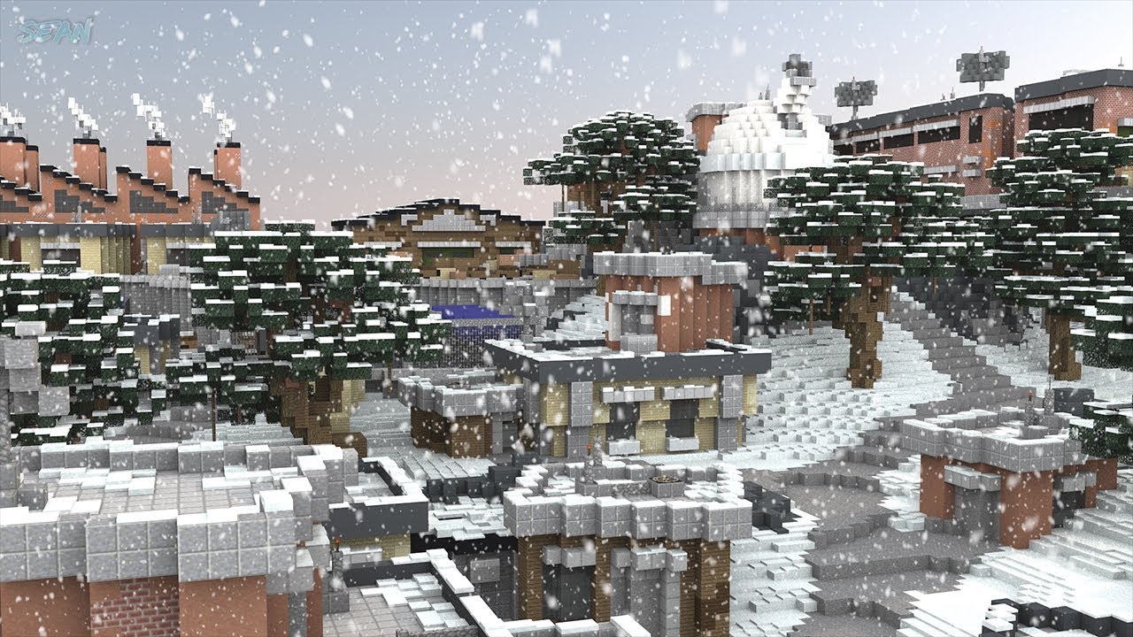 "SnowSearch" Snow Research Base | Minecraft Timelapse - YouTube