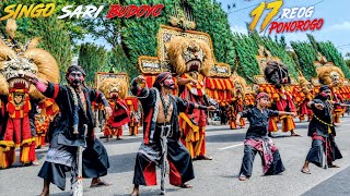 GEMPAR!! 17 PEMBARONG REOG PONOROGO 🔥 SINGO SARI BUDOYO BIKIN HOREG | KARNAVAL BLORA 2026