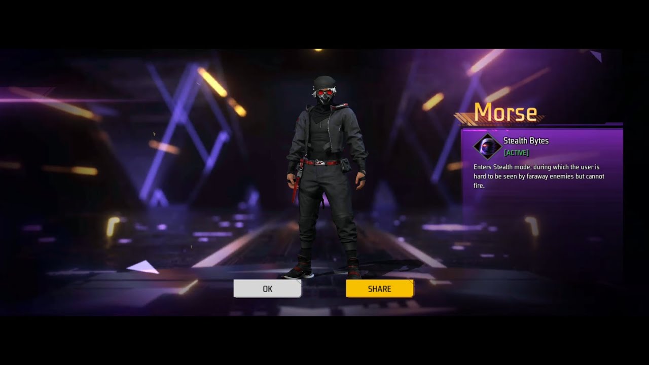 NEW HACKER CHARACTER MORRIS 👀 | Invisible Skill Free Fire!