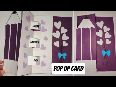 How to make a Pop up card for Teacher's Day | Diy Cards 2025 | Card ...