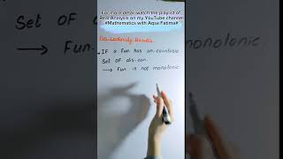 Continuity of function #shorts #maths #tricks #youtubeshorts #bs #bsc #ms #msc #PhD #afmathe #ppsc