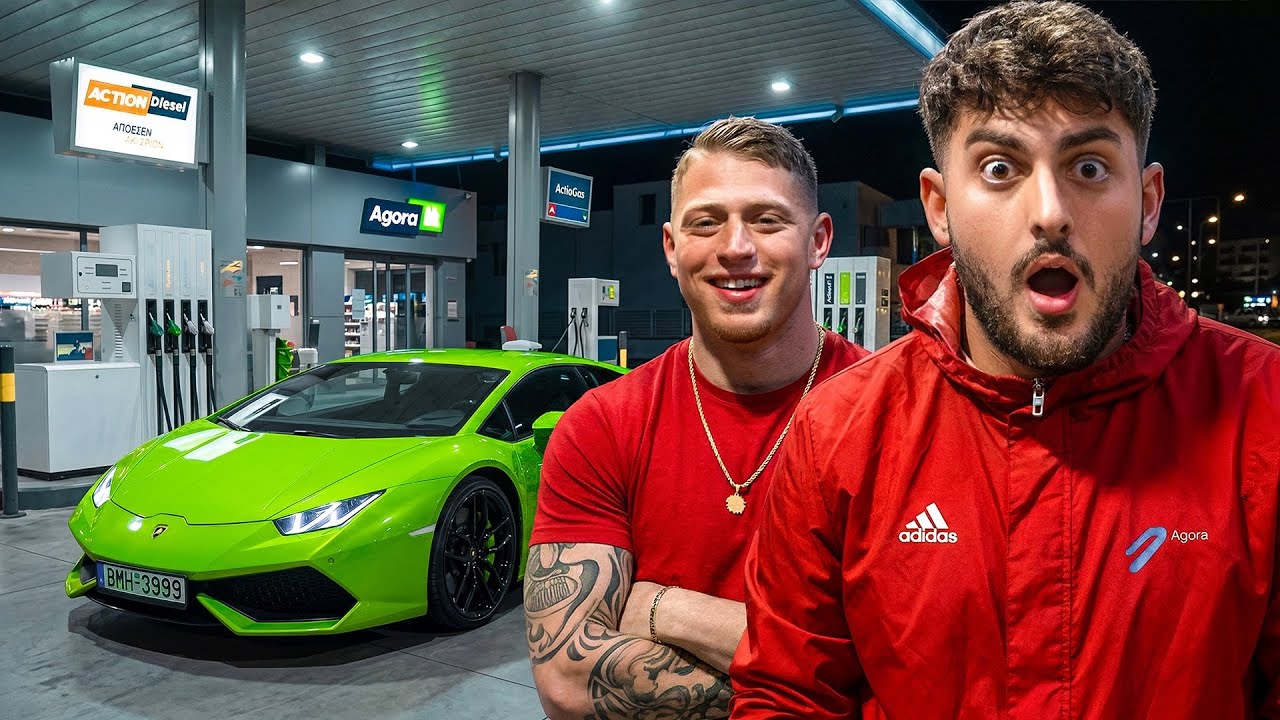 ΠΗΓΑΜΕ ΣΕ ΒΕΝΖΙΝΑΔΙΚΑ ΤΑ ΜΕΣΑΝΥΧΤΑ ΜΕ LAMBORGHINI 