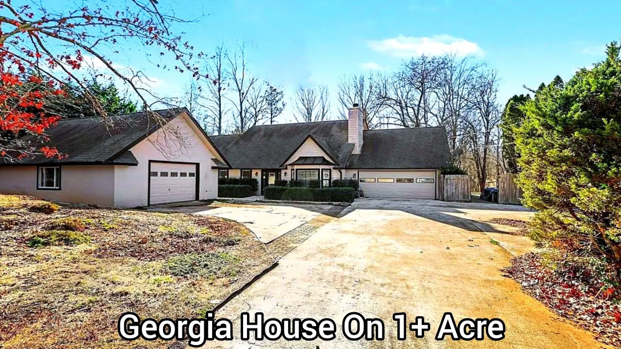 Недорогой дом в Джорджии на участке в 1 акр | Недвижимость в Джорджии | Универсальная планировка ...