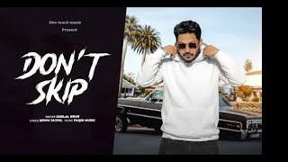 DONT SKIP | Gurlal Brar | Sidhu Jajjal | New Punjabi Song  