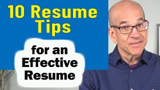 10 Resume Tips to Make Your Resume MoreEffective