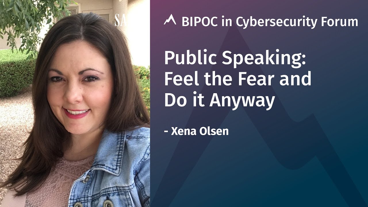 Public Speaking: Feel the Fear and Do it Anyway | Xena Olsen
