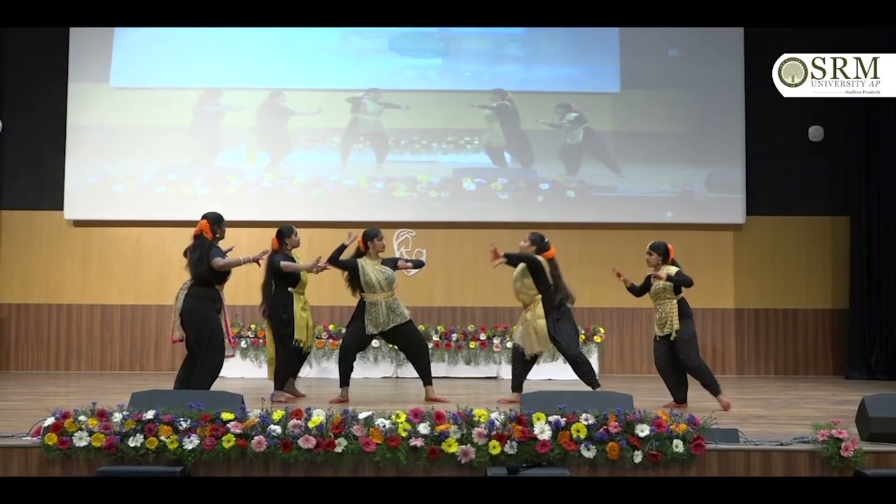Group Dance by students in Women's day 2022 SRM University AP