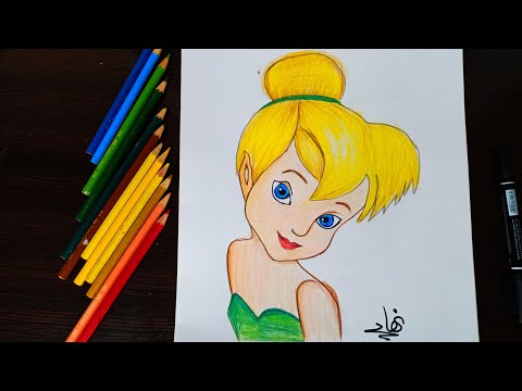 رسمه تنه ورنه بطريقه سهله وبسيطه جدا مع الخطوط كارتون ديزني تنه 