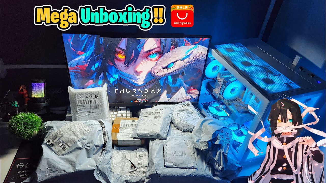 Mega Unboxing aliexpress de compras do Mega Saldão - Tem de Tudo!