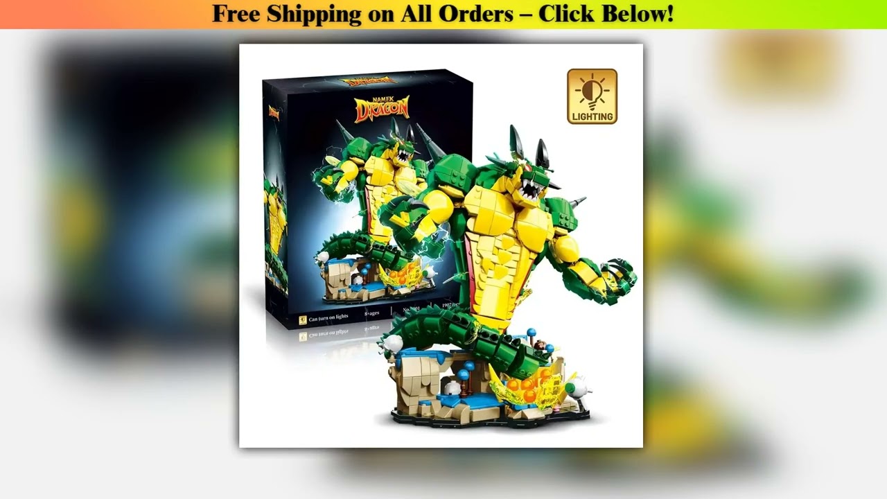 Na Meike Star Big Fat Divine Dragon Building Blocks Model Adults Collectible Idea Dragon Building