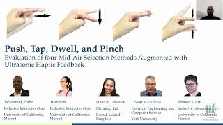Evaluation of Four Mid-air Selection Methods Augmented with Ultrasonic Haptic Feedback