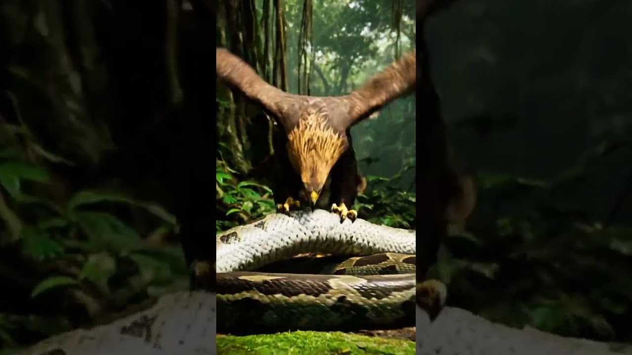 Hawk vs Snake battle🦅🐍 "who will win"