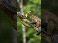 dangerous king Cobra attack monkey #shortvideo #kingcobra
