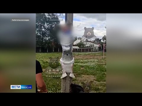 В Абакане подростки привязали школьника к столбу и сняли на видео
