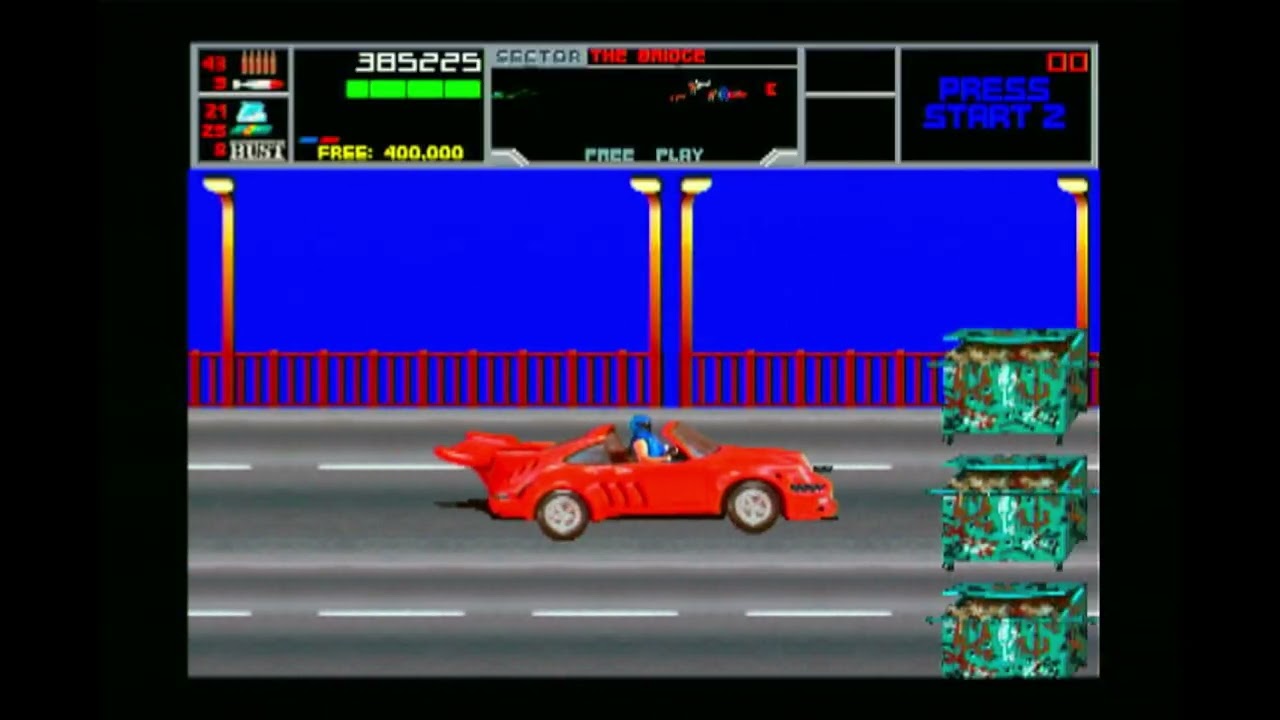 Narc (PS2 - Real Hardware). One Player Gameplay