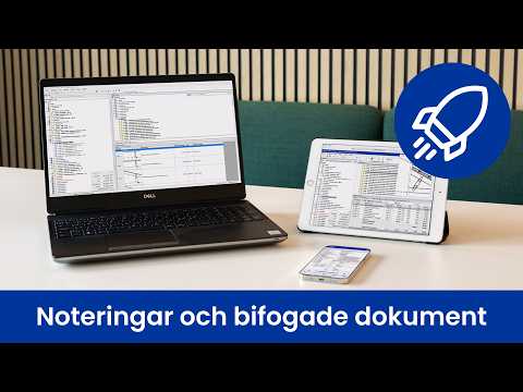 Noteringar och bifogade dokument