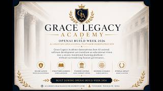 Grace Legacy Academy | OpenAI Build Week 2026 Demo