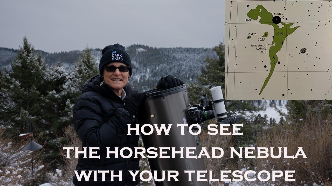 HOW TO SEE the HORSEHEAD NEBULA with a TELESCOPE - YouTube