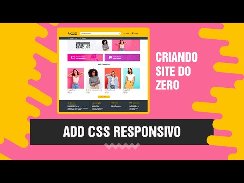 25  - Criar site do Zero com Html 5, Css 3 e Bootstrap - Adicionando css Responsivo