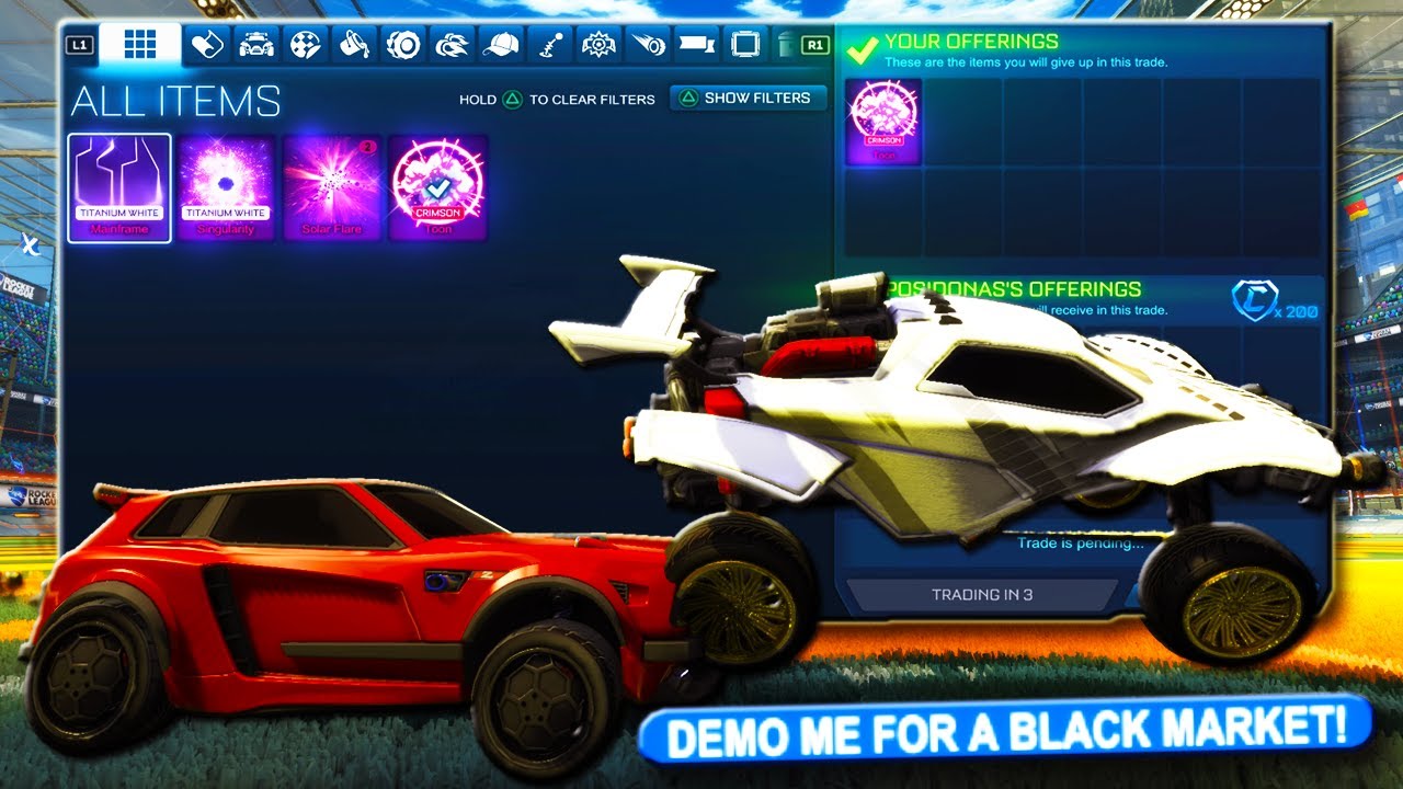 I changed my name to "DEMO ME FOR A BLACK MARKET" in