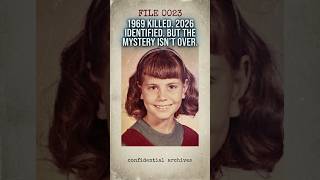 1969 KILLED. 2026 IDENTIFIED. BUT THE MYSTERY ISN'T OVER. 👁️| FILE 0023 #crimenews