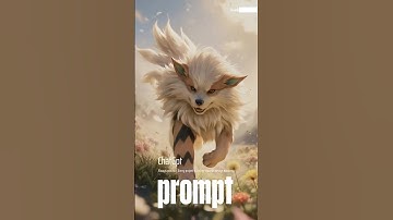 Chatgpt Prompt : ✨ Majestic Fantasy Wolf Run | 3D Render #shorts c#chatgpt #prompt