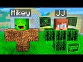 JJ and Mikey: POOR vs HACKER Golem Shapeshift Battle in Minecraft - Maizen