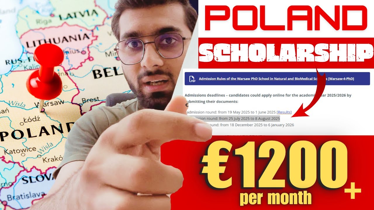 How to apply for POLAND phd scholarship process | 5000 zloty/month