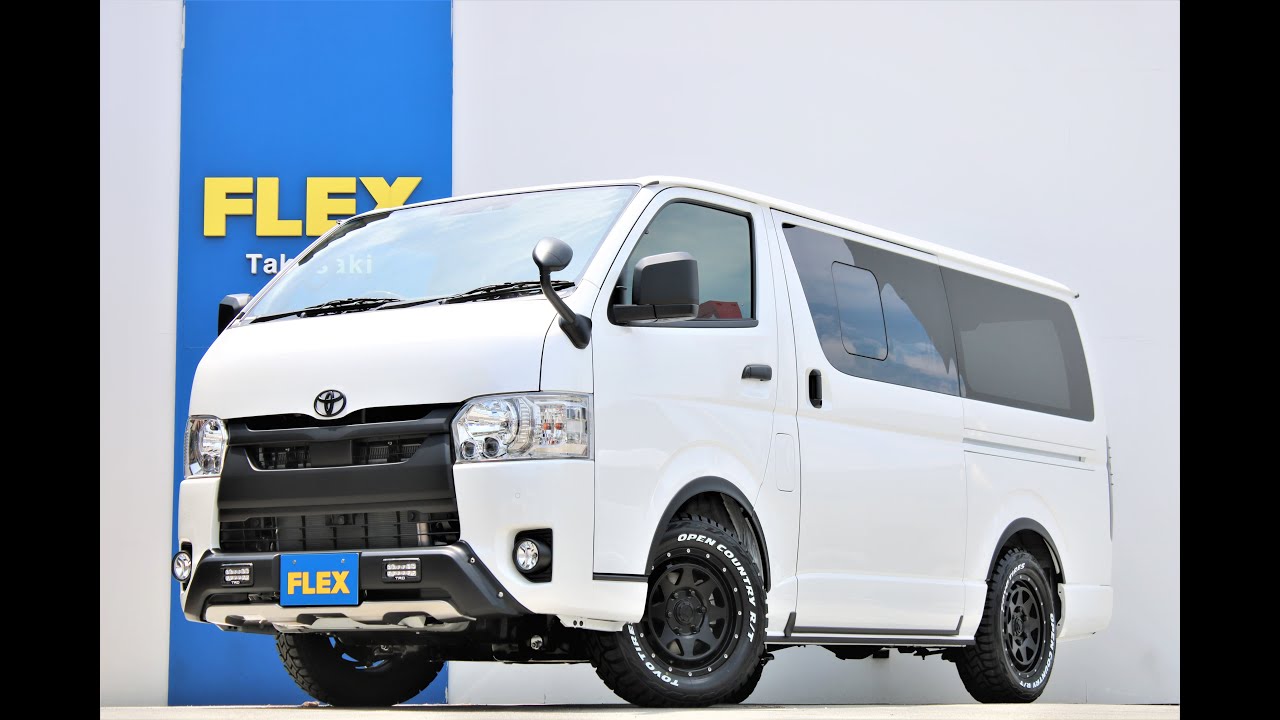新車６型ハイエースバン ディーゼル４ｗｄ スーパーｇｌ ダークプライム 人気のｔｒｄアゲ系カスタムにマットブラックペイントをチョイス 内装はモダン風なクラフトウッドフロア施工 ベッドキット完備 Youtube