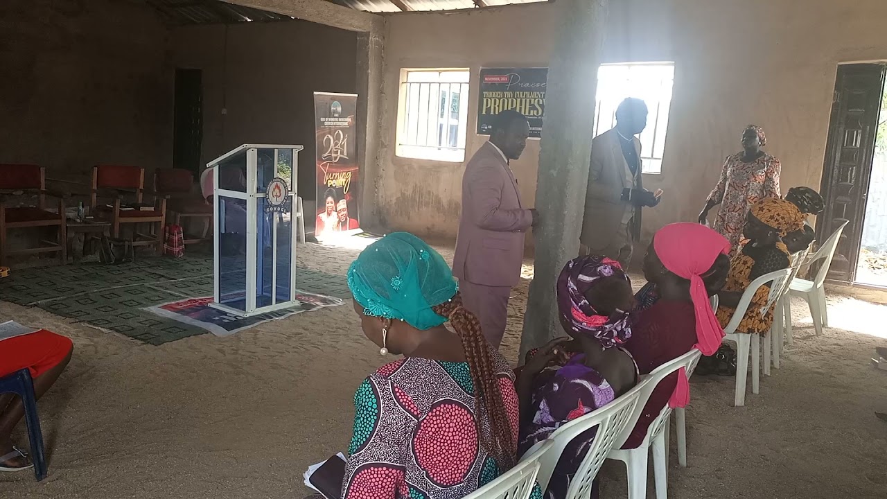 Prophetic declaration during sundry service.