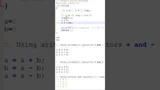 Famous Swapping technique using temporary variable #swapping #easy #coding #interview Wealth