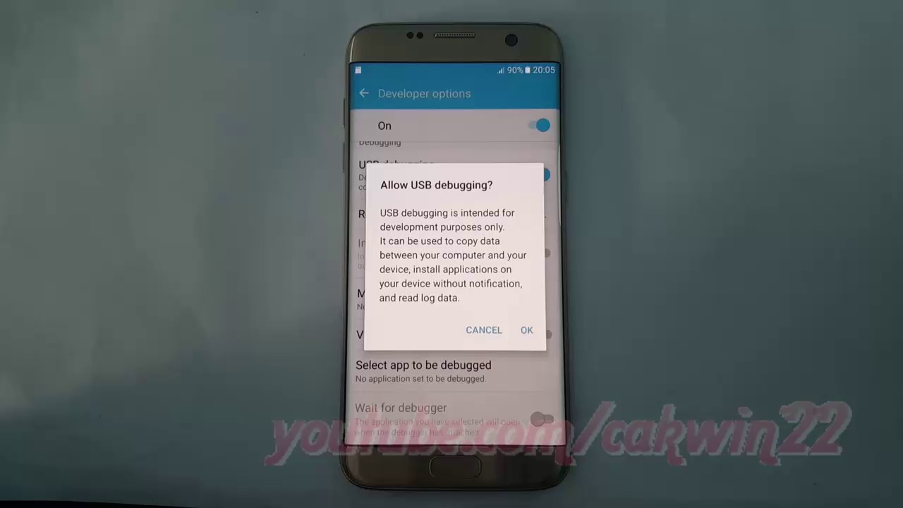 Android Setting Screen Options Verify Apps Over Usb Samsung Galaxy S7 Edge : How to Enable or Disable Verify apps via USB ...