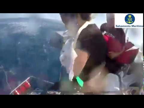 22 06 2018 Helimer 218 evacuación herida de catamarán en Dragonera