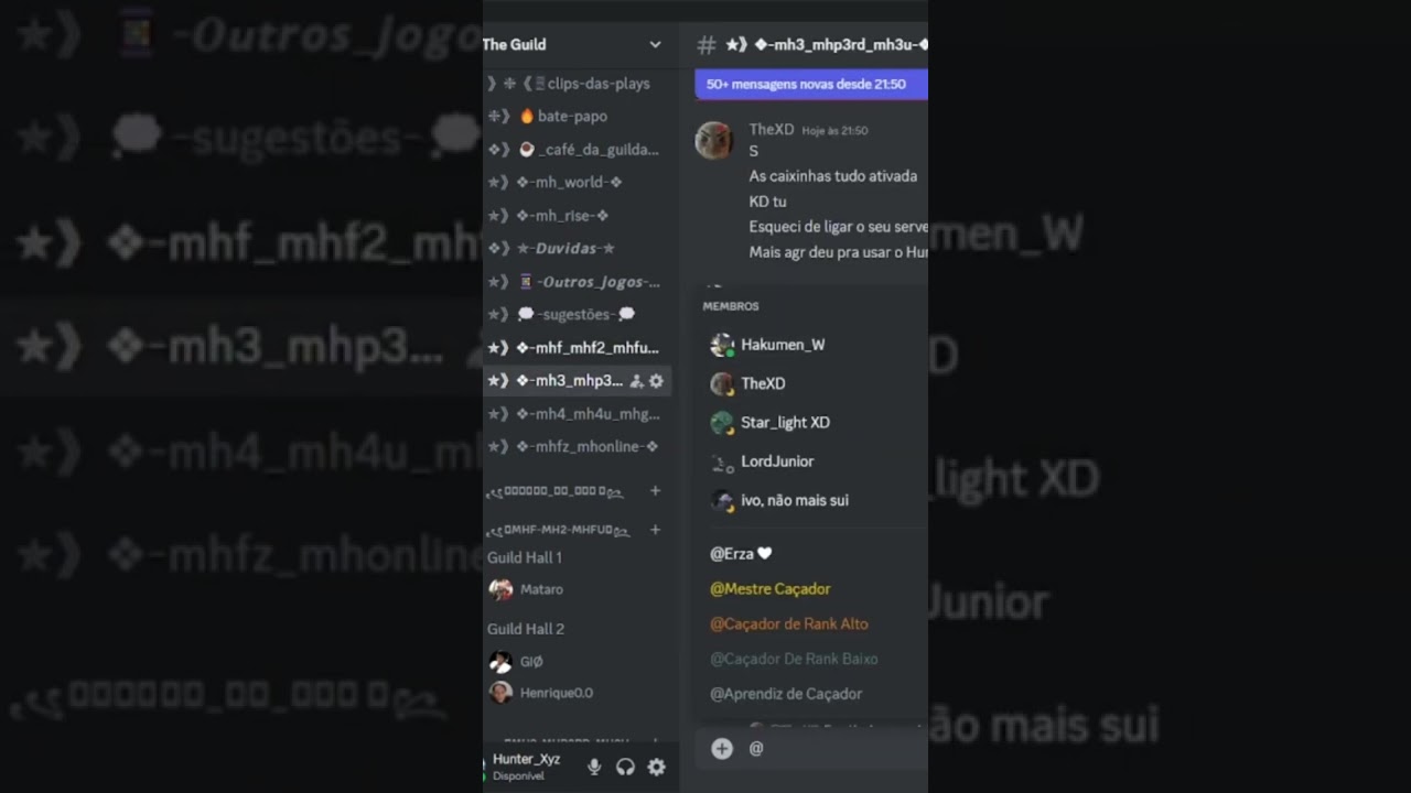 The Guild!!!! Vamos nos tornar a maior comunidade de MH do Brasil!!!! 