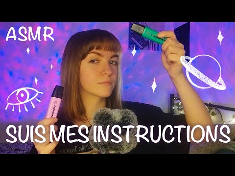 ASMR | Suis mes instructions pour t'endormir 💫🌙