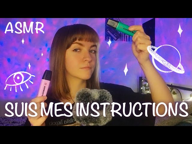 ASMR | Suis mes instructions pour t'endormir 💫🌙