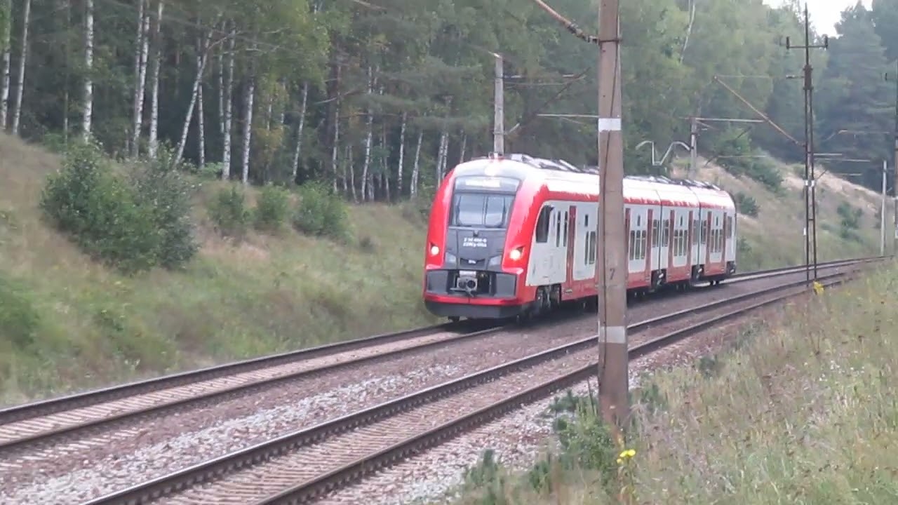 Pociąg Regio R 55328 złapany gdzieś na trasie 21.08.2024