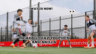 Exclusive Training Video Of Thiago & Luis Diaz Skills & Touches
